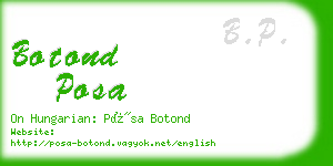 botond posa business card